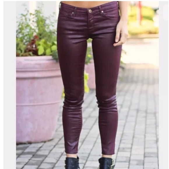 Anthropologie Denim - AG The Legging Dark Purple Super Skinny Jeans